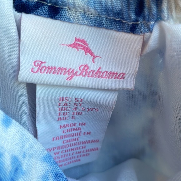 Tommy Bahama blue tie dye dress 5T - Picture 4 of 4